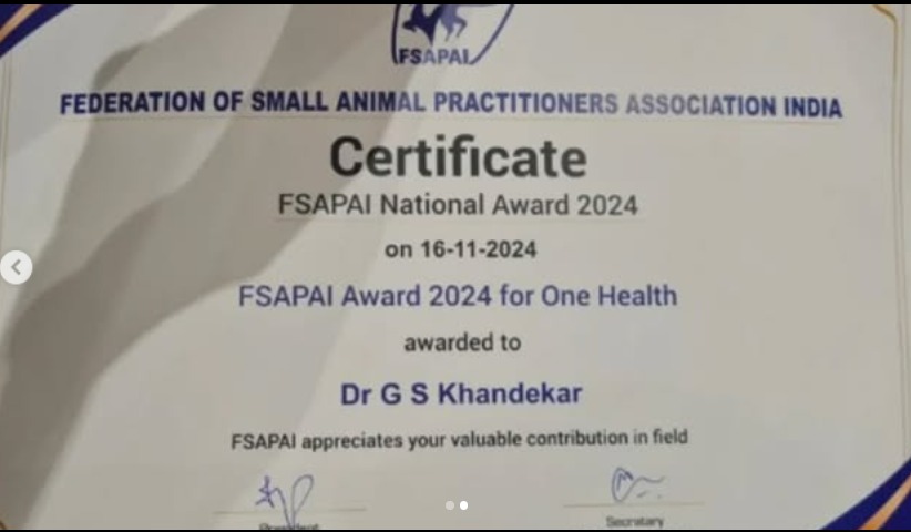 Certificate Of AWARD